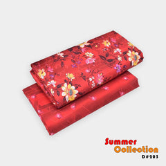 2 Piece Cotton Digital Print D # 203