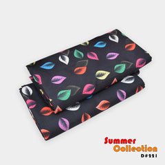 2 Piece Cotton Digital Print D # 221