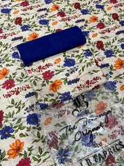 2 Piece - Printed Lawn Suit Design # 136