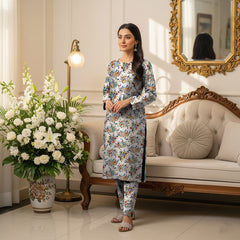 2 Piece Cotton Digital Print D # 278