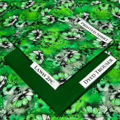 2 Piece - Printed Lawn Suit Design # 122