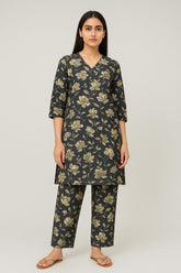 2 Piece Cotton Digital Print D # 263