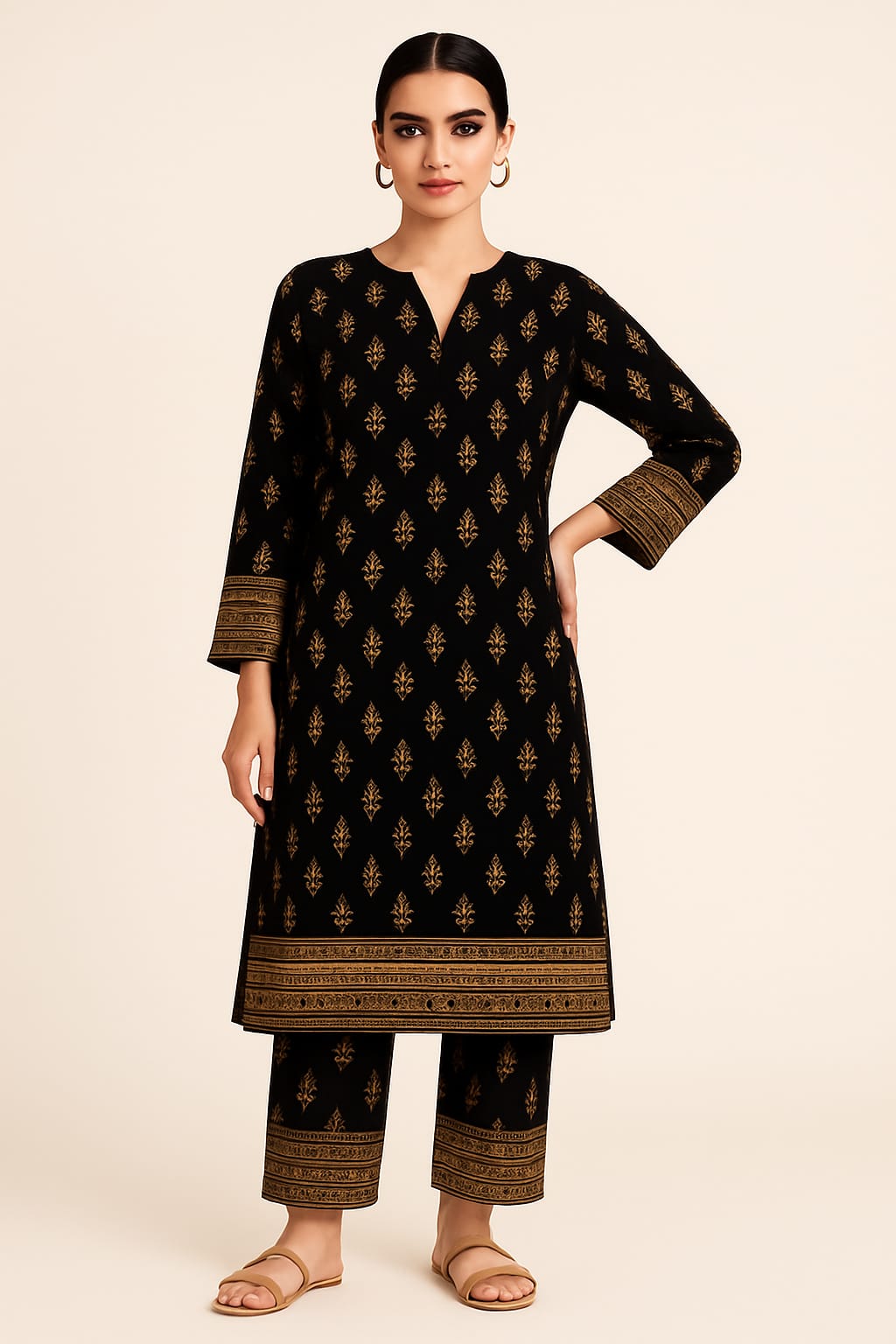 2 Piece Cotton Digital Print D # 272