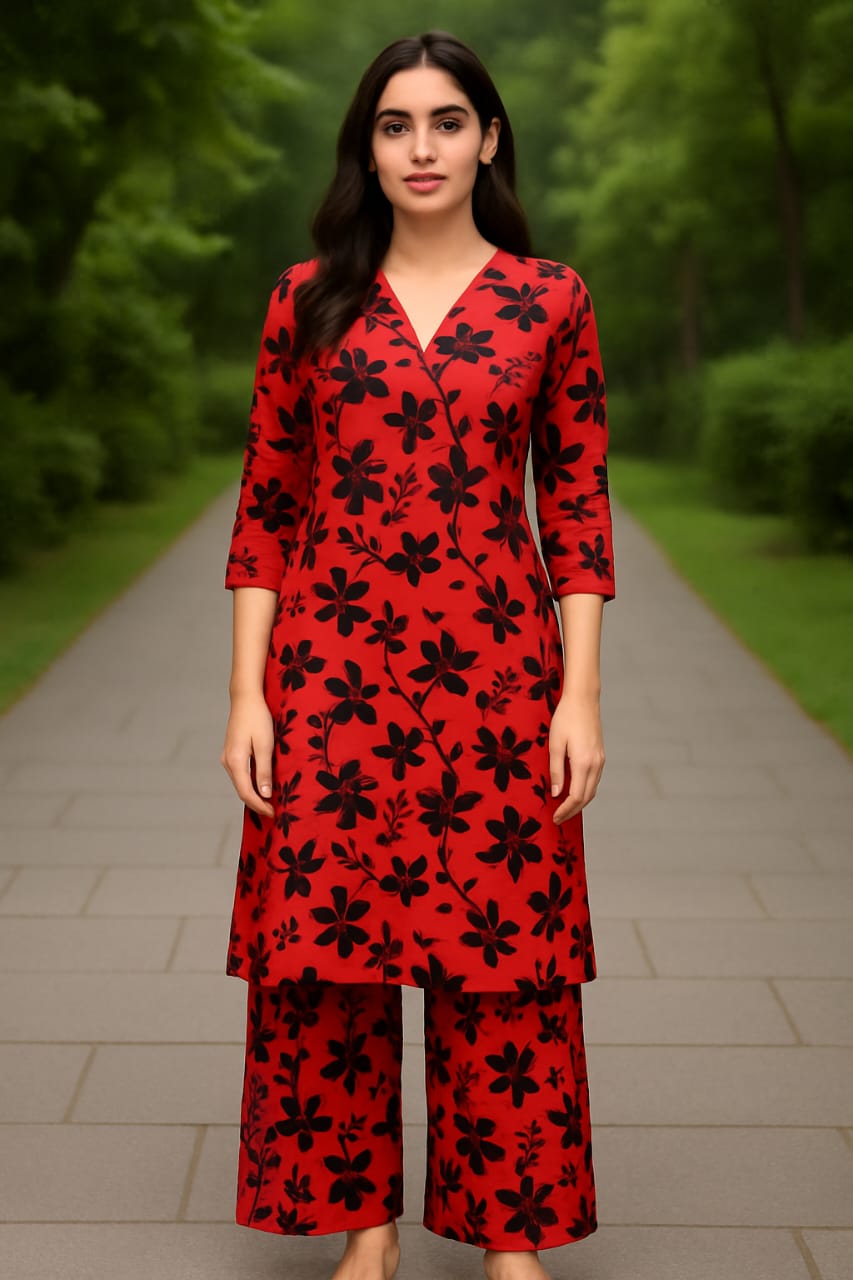 2 Piece Cotton Digital Print D # 273