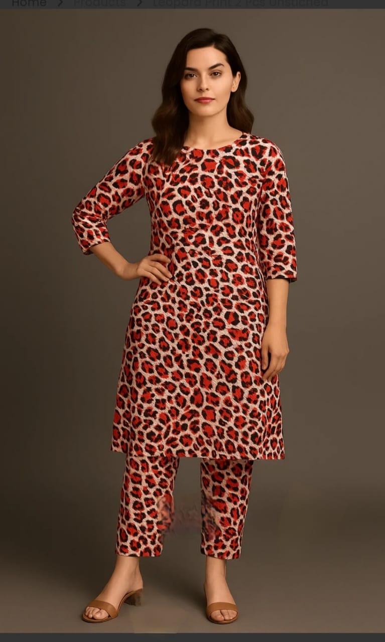 2 Piece Cotton Digital Print D # 252