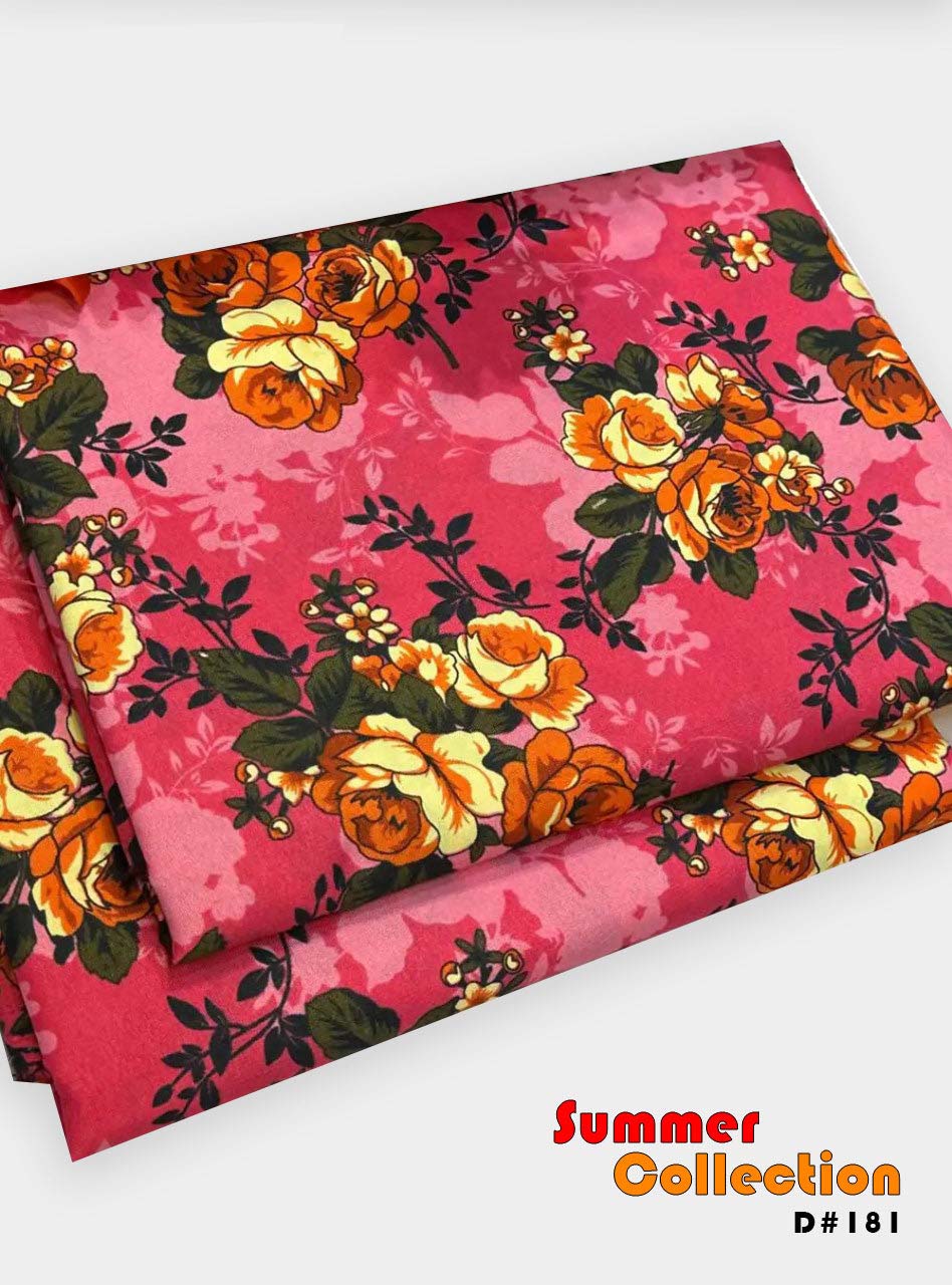 2 Piece Cotton Digital Print D#181