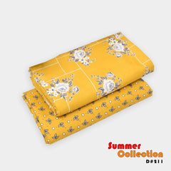 2 Piece Cotton Digital Print D # 211