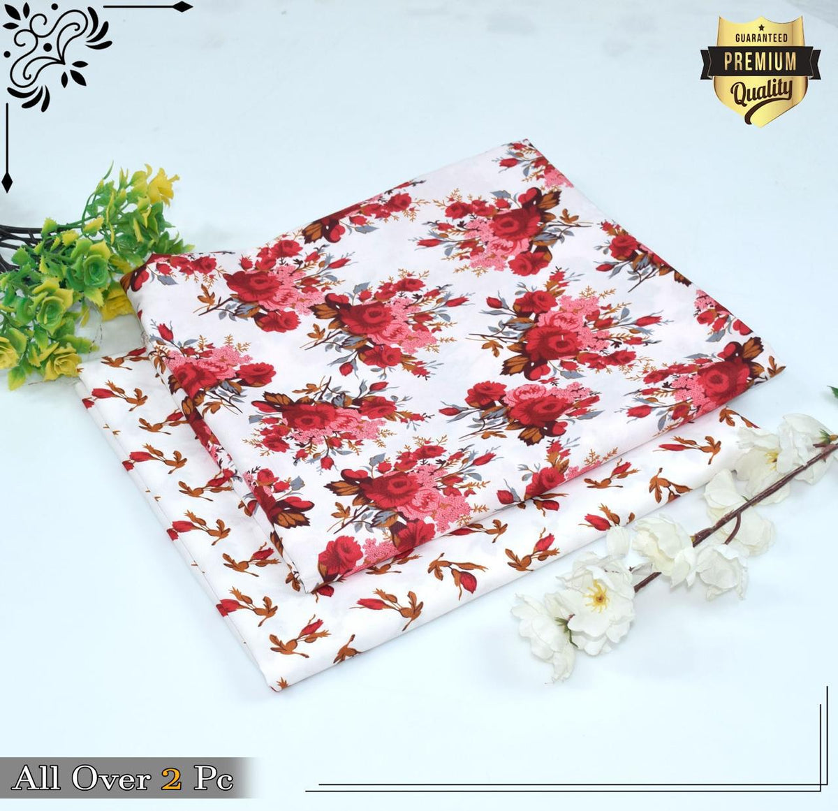 2 Piece Cotton Digital Print D # 220