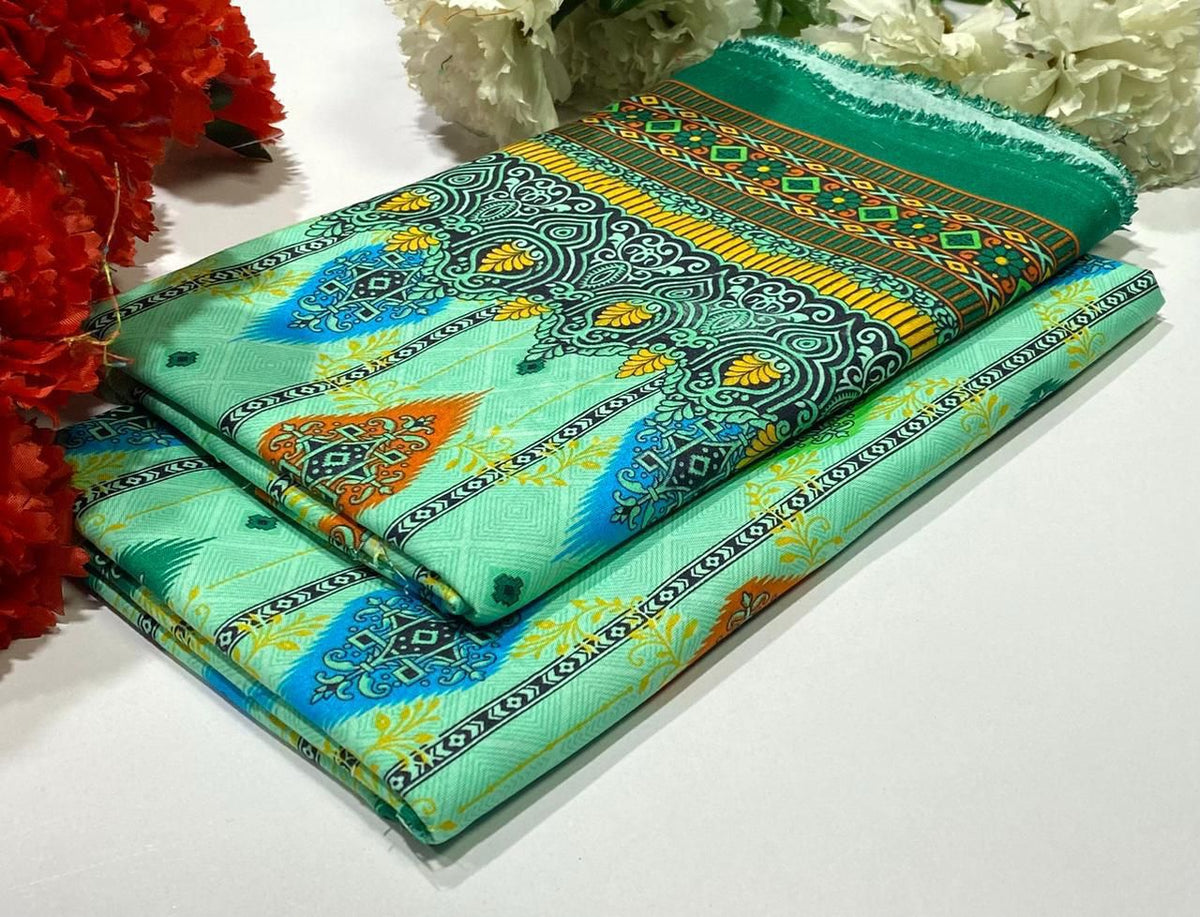 2 Piece Cotton Digital Print D # 354