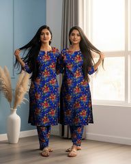 2 Piece Cotton Digital Print D # 282