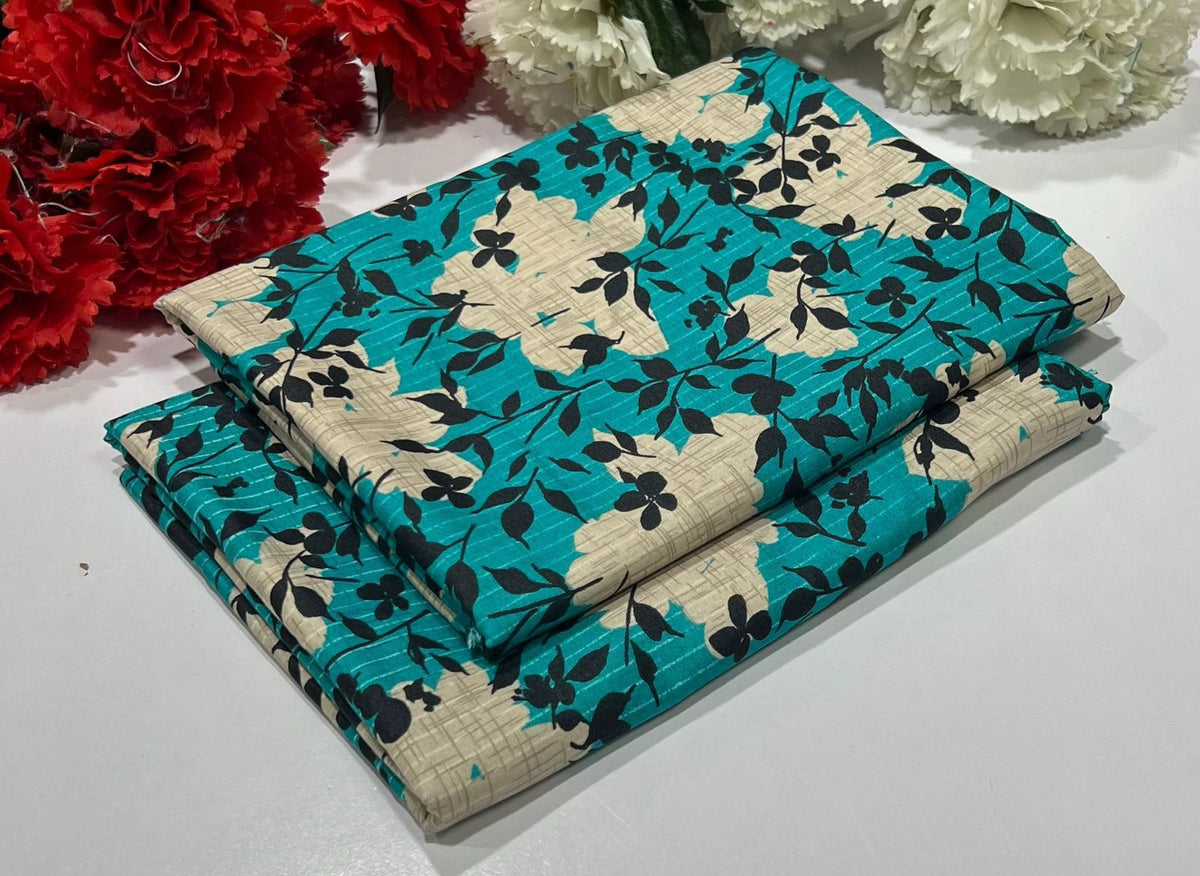 2 Piece Cotton Digital Print D # 344