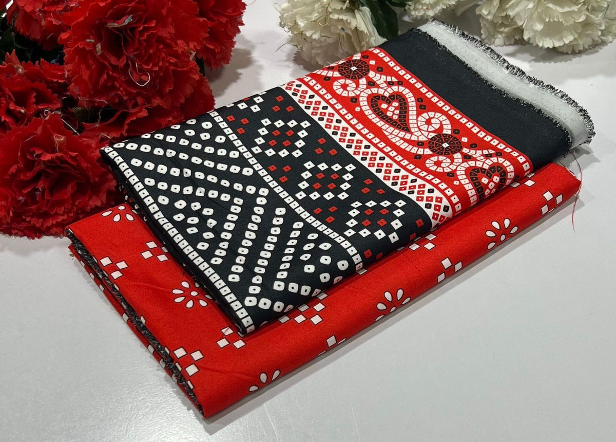 2 Piece Cotton Digital Print D # 359