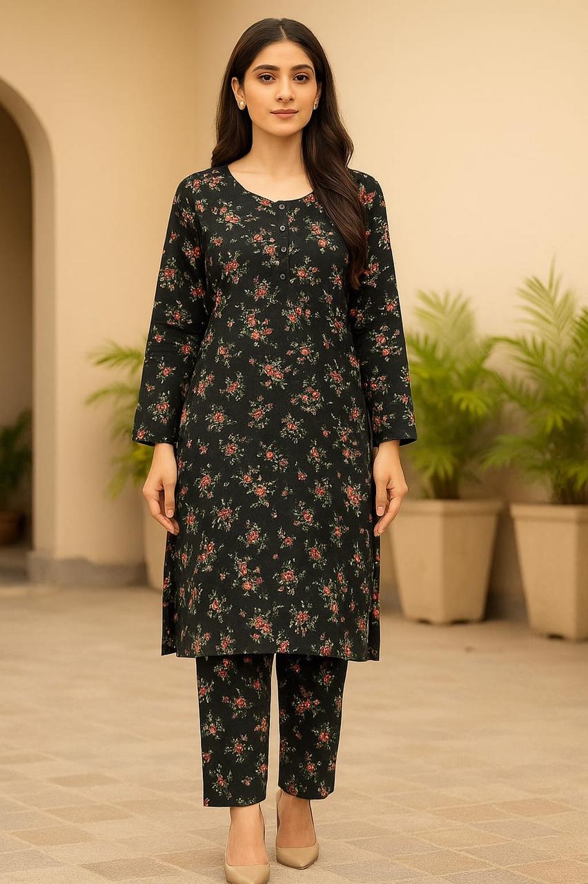 2 Piece Cotton Digital Print D # 259