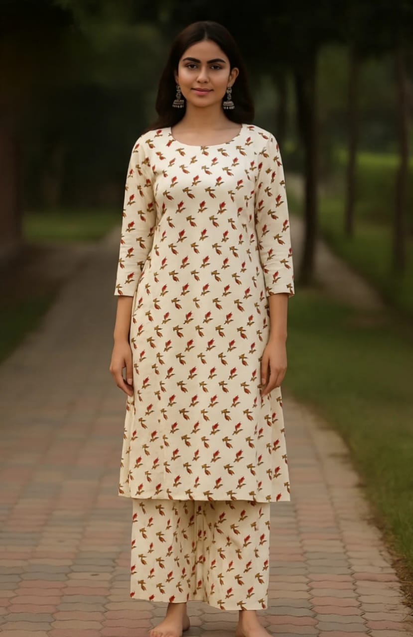 2 Piece Cotton Digital Print D # 254