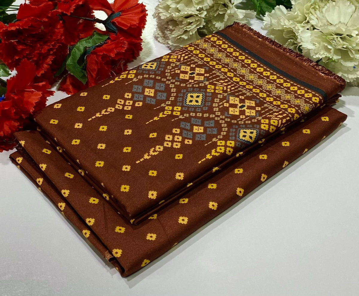 2 Piece Cotton Digital Print D # 336