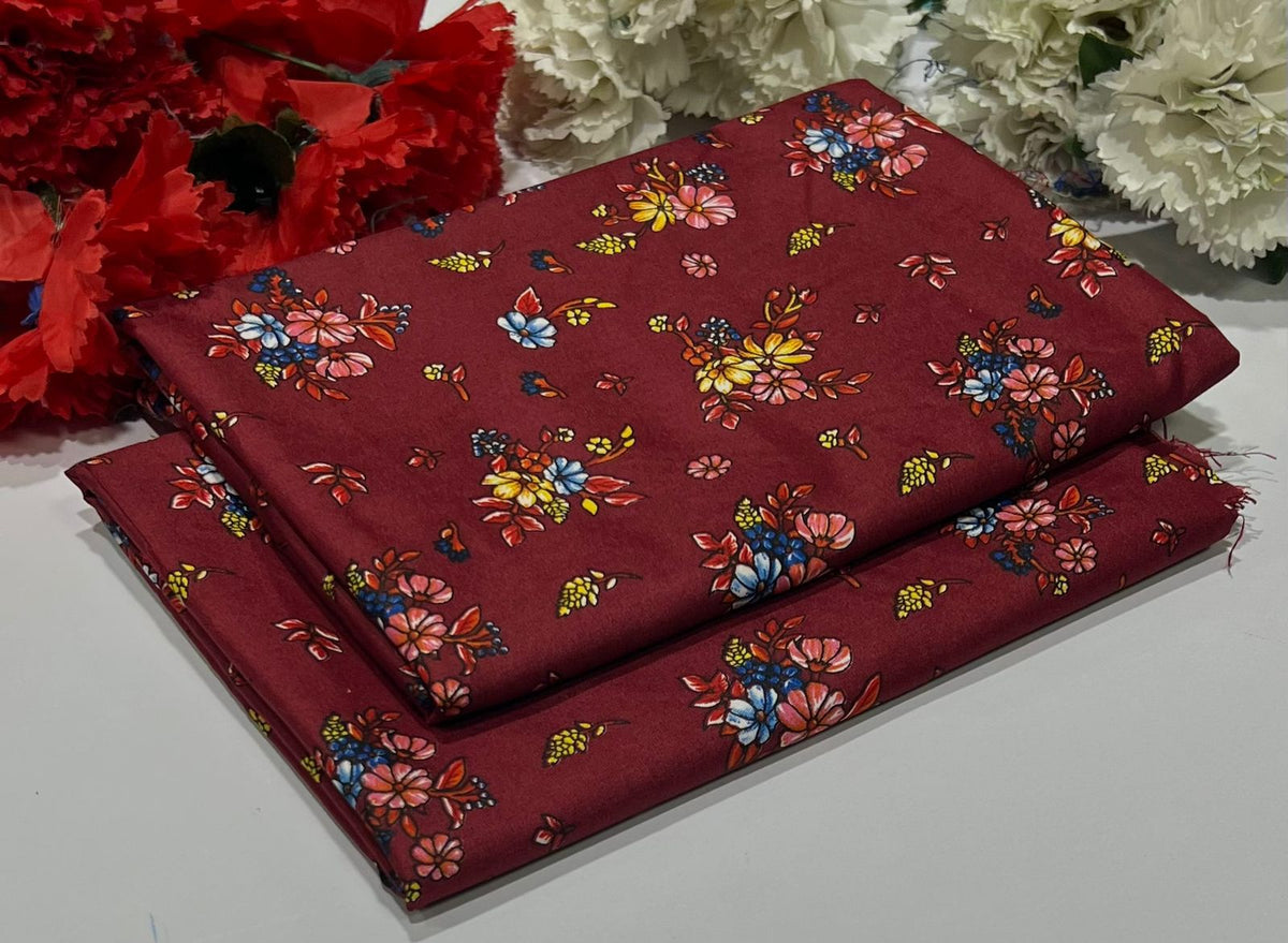 2 Piece Cotton Digital Print D # 318