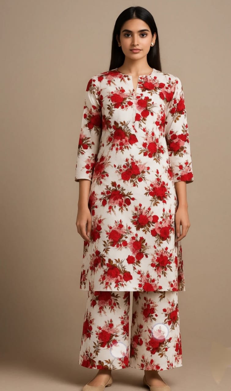 2 Piece Cotton Digital Print D # 251